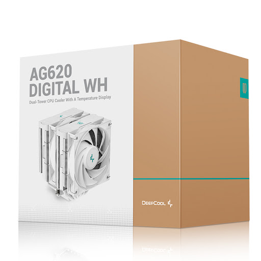Deepcool AG620 Digital Dual-Tower Cooler with Temprature Display Deepcool AG620 Digital Dual-Tower Cooler with Temprature Display